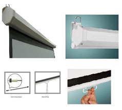 Instalock projector screen